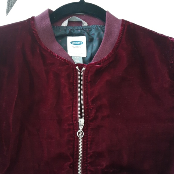 3 for $30.00 Old Navy burgundy bomber - Picture 4 of 7